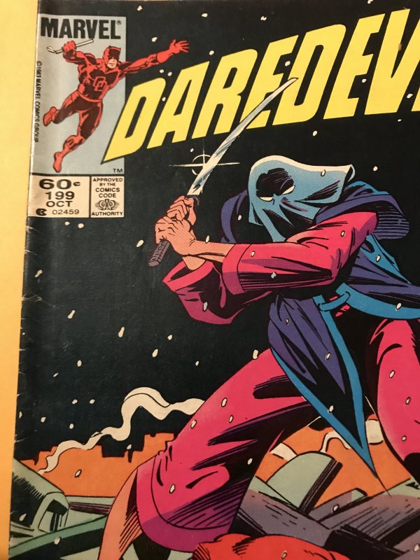 Daredevil #199 : Marvel 10/83 Fn; NEWSSTAND, Ninjas