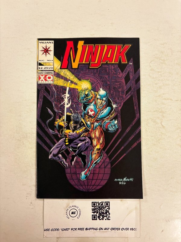 Ninjak #6 NM Valiant Comic Books X-O Manowar 21 HH103