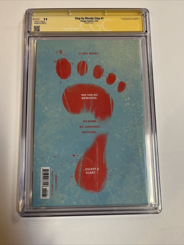 Step By Bloody Step (2022) # 1 ( CGC 9.8 SS) | Signed By Jock Cover | 1:50 Ratio
