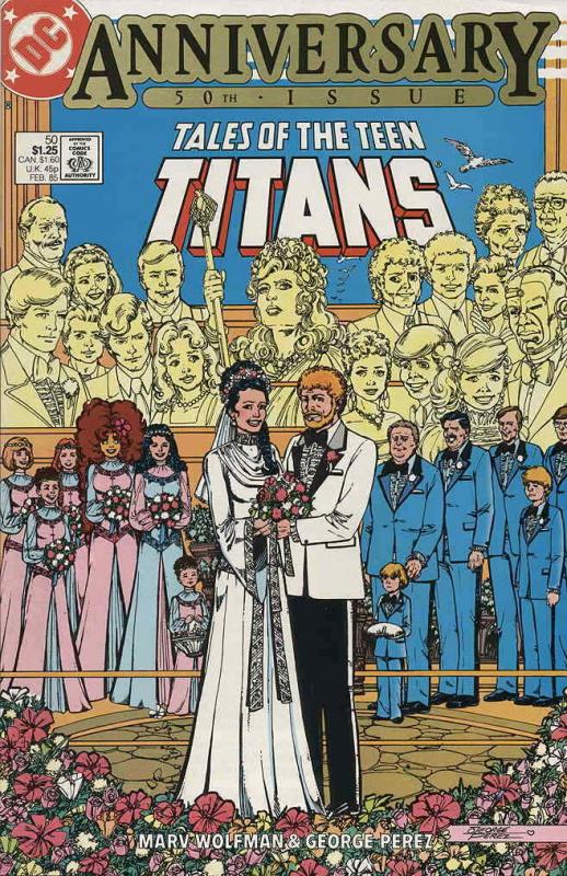 Tales of the Teen Titans #50 VF; DC | save on shipping - details inside