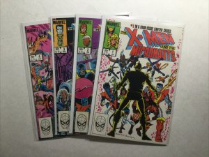X-Men And The Micronauts 1-4 1 2 3 4 Lot Run Set Near Mint Nm Marvel