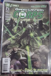 GREEN LANTERN CORPS  # 3 2012 DC   new 52  THE RING SLAYERS  !