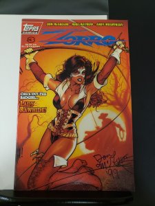 ZORRO ISSUE #3 (VF/NM) BAGGED & BOARDED, DON MCGREGOR SIGNATURE 1994