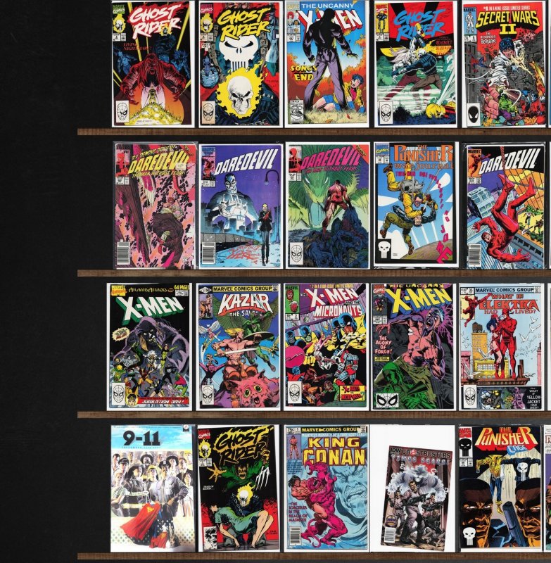 Huge Lot 130+ Comics with Daredevil, The Uncanny X-Men, Ghost Rider & More!