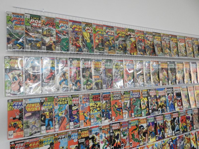 Huge Lot 180+ W/ Powerman, Wolverine, Cable+ Avg Fine/VF See Desc!