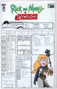 Rick and Morty vs. Dungeons & Dragons #3 Cover B (2018) Rick and Morty
