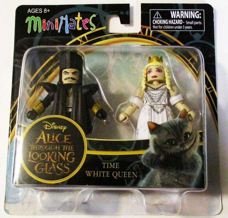 Alice in Wonderland TTLG Time & White Queen Minimates 2-Pack - New!