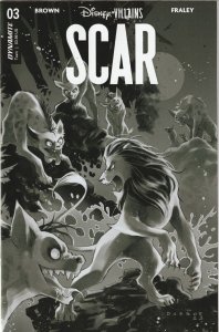 Disney Villains Scar # 3 Variant 1:15 Cover I NM Dynamite [Q1]