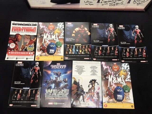 AVENGERS 9PC LOT (VF OB) 2016 MILES!! 2016