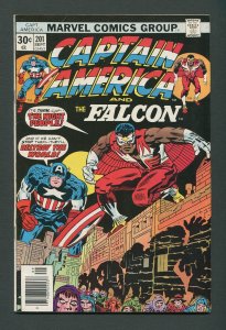 Captain America #201 ( 6.0 FN /  Newsstand /  Jack Kirby / September 1976)