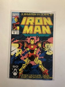 Iron Man 265 Very Fine Vf 8.0 Singed Romita Jr. Marvel