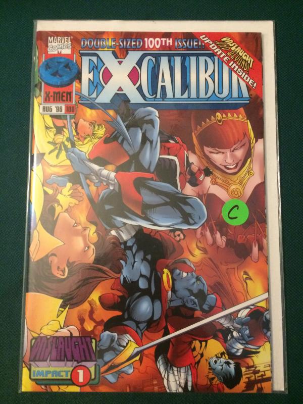 Excalibur #100 Double-Sized 100th Issue!! Onslaught