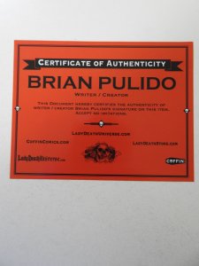 Lady Death Dragon Wars #1 Temptress Edition NM Condition! Signed W/ COA!