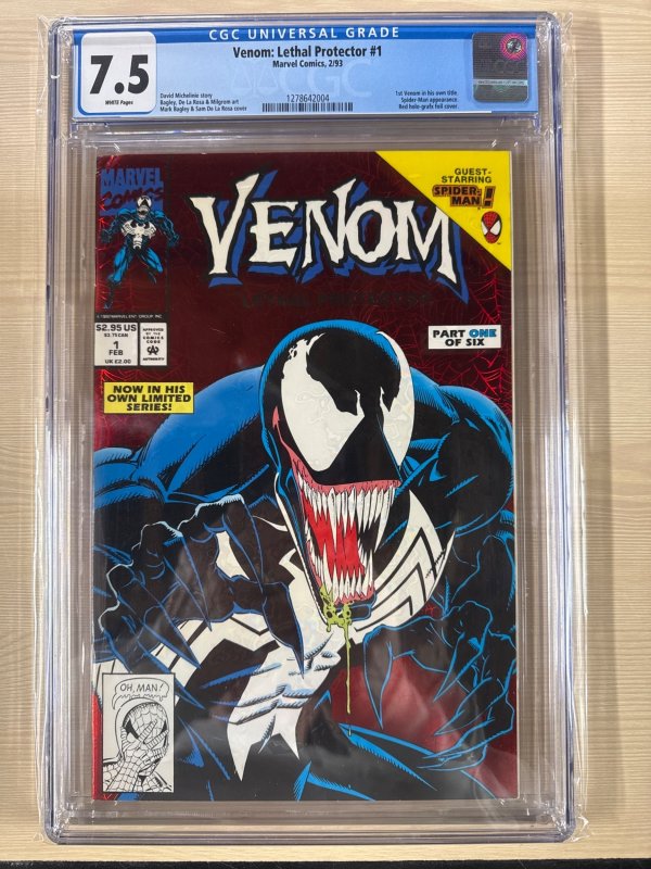Venom: Lethal Protector #1 (1993)  CGC 7.5