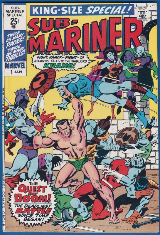 Sub-Mariner Annual #1 (1971) 8.0