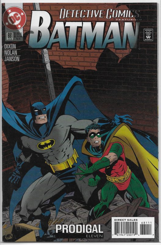 Detective Comics   vol. 1   #681 VF/NM (Prodigal 11)