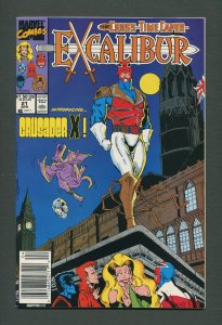 Excalibur #21  /  9.2 NM-  Newsstand   April 1990