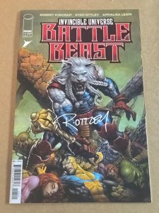 BATTLE BEAST #1 IMAGE 2025 SIGNED RYAN OTTLEY VARIANT DAVID FINCH NM W/COA
