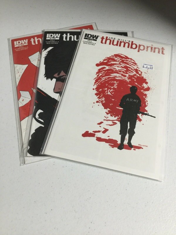 Thumbprint 1 2 3 Nm Near Mint IDW