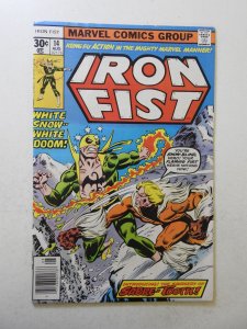 Iron Fist #14 (1977) VG Condition moisture stains, tape pull bc