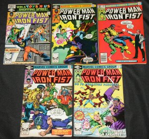 Marvel Bronze Age POWER MAN & IRON FIST 10pc Mid Grade Comic Lot FN-VF Netflix