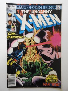 Uncanny X-Men #144 VG+ Condition centerfold detached top staple