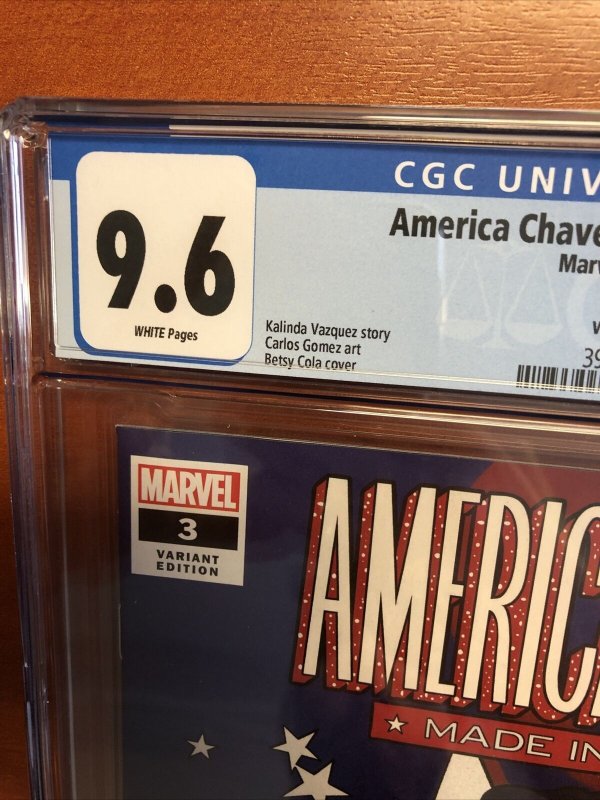 America Chavez: Made In The Usa (2021) # 3 (CGC 9.6 WP) Variant Ed