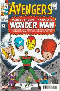 Avengers # 9 Facsimile Edition NM 2023 1st App Of Wonder Man [O4]