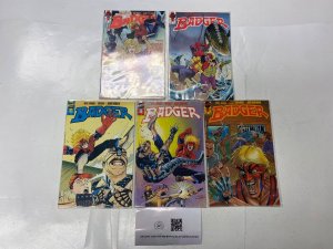 5 Badger FIRST comic books #54 55 56 57 58 17 KM41