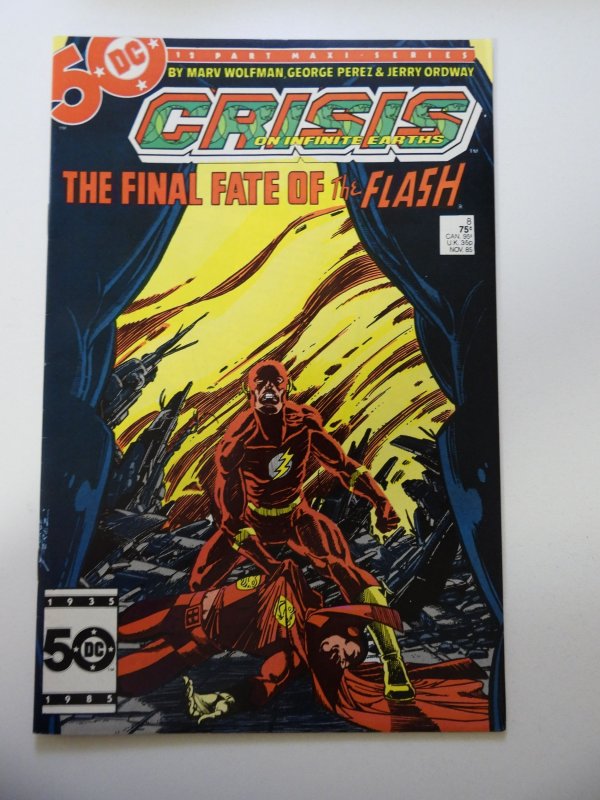 Crisis on Infinite Earths #8 (1985) Death of The Flash