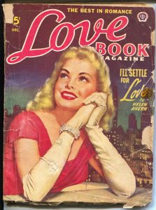 PULP:  Love Book 12/1949-Popular-pin-up girl cover-Helen Ahern-Alice Warner-G