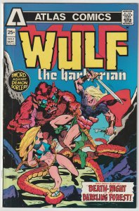 Wulf the Barbarian #4 (Sep 1975, Atlas), VFN condition (8.0)