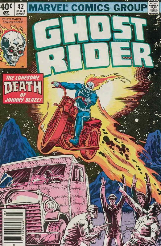 Ghost Rider (Vol. 1) #42 (Newsstand) VF; Marvel | save on shipping - details ins