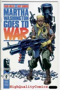 MARTHA WASHINGTON GOES TO WAR #1, NM+, Frank Miller, Guns, 1994, Killing Fields