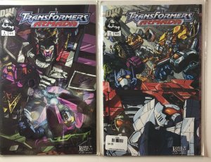 DW Transformers ARMADA VOLUME 1 Lot #1,2  1st Print 2002 Save combine shipping 