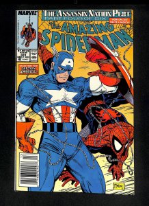Amazing Spider-Man #323 Newsstand Variant McFarlane Captain America!