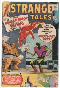 Strange Tales #124 (1964) Human Torch, Doctor Strange