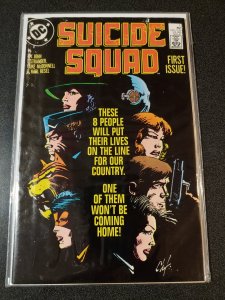 SUICIDE SQUAD #1 DC Comic 1987 Deadshot Bronze Tiger Amanda Waller