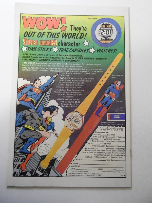 The Saga of Swamp Thing #8 (1982) VF+ Condition