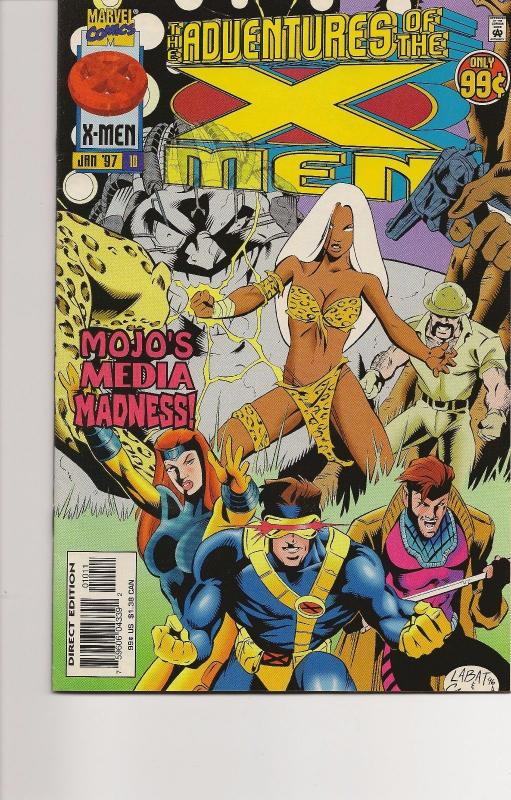 Adventures of the X-Men Apr 1996 to Jan 1997 issues # 1-10 complete