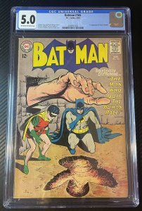 Batman 165 CGC 5.0 (OW to W)  1st appearance of Patricia Powell 1964 Silver Age