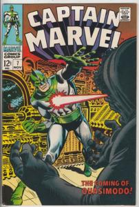 Captain Marvel #7 (Nov-68) VF/NM High-Grade Captain Marvel