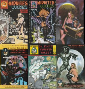 FULL SET OF 15 COMICS W/POSTERS & CARD SET! ONE SHOT PRESS HORROR