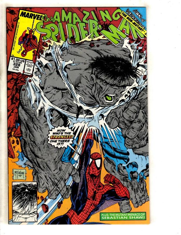 Amazing Spider-Man # 328 NM- 1st Print Marvel Comic Book Goblin Venom May DB13