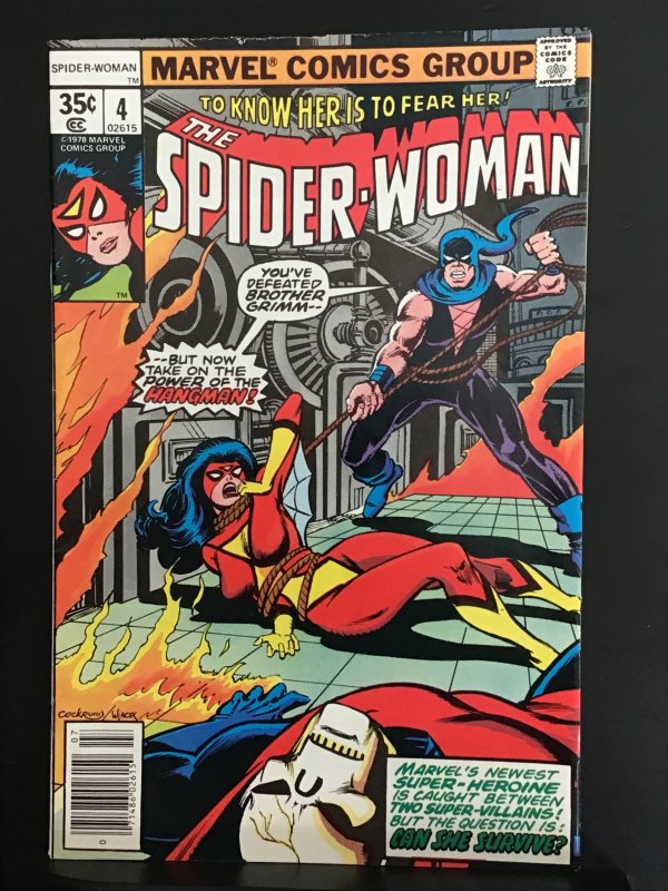 Spider-Woman #4 (1978)High-grade Brothers Grimm 1st appearance key! NM- Wow!