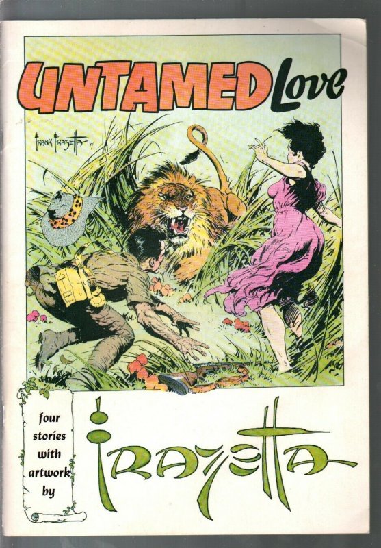 Untamed Love1973 DC-4 Frank Frazetta romance comics in B & W-FN+