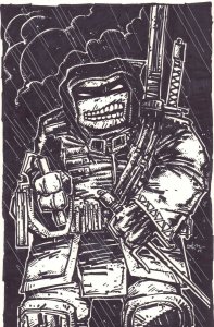 Teenage Mutant Ninja Turtles: The Last Ronin - 2022 Signed art by Kevin Eastman