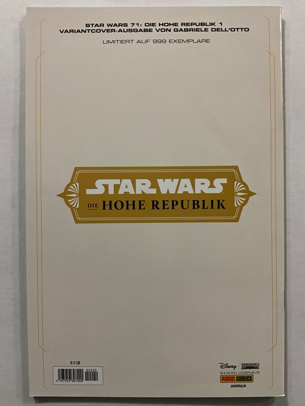 Star Wars: The High Republic #71 Gabrielle Dell’Otto Virgin Cover (2021)