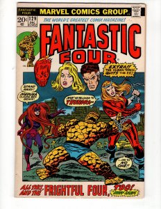 Fantastic Four #129 (1972) MEDUSA !!! THUNDRA !!! Bronze Age Classic  / ID#545