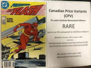 Flash (1987) # 1 (VF) Canadian Price Variant (CPV) !